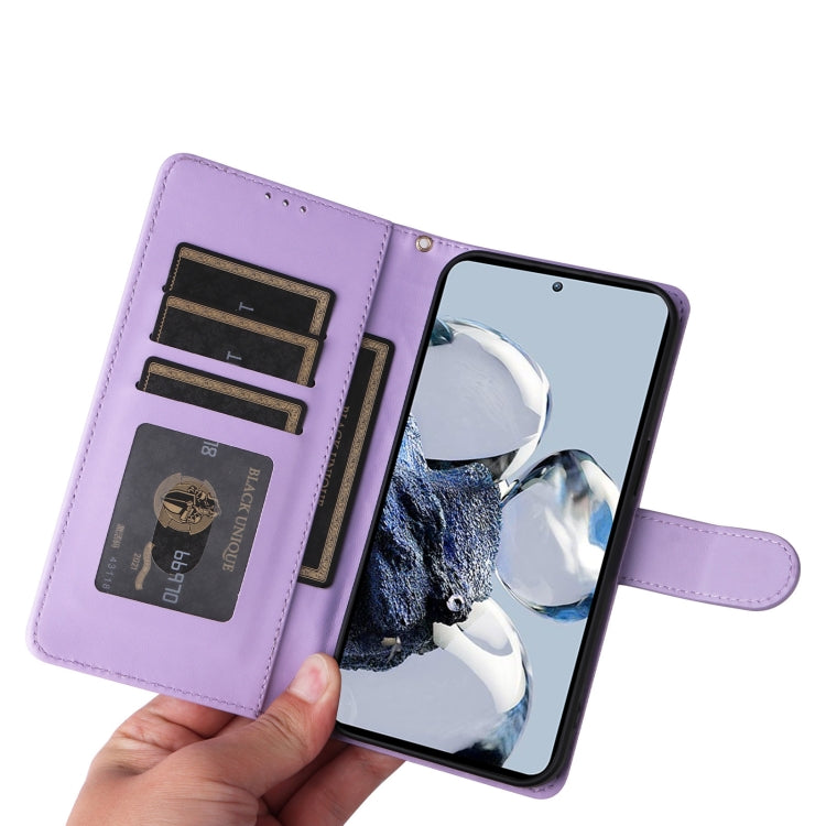 For Xiaomi 12T / 12T Pro Diamond Lattice Leather Flip Phone Case