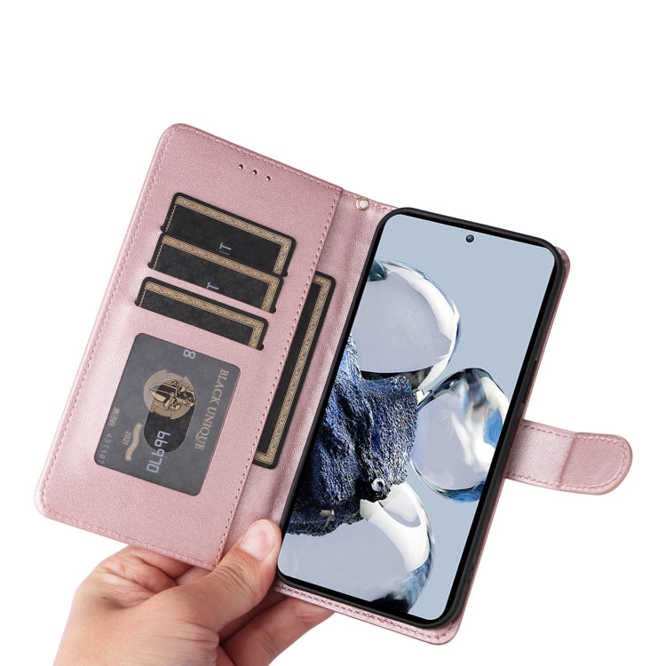 For Xiaomi 12T / 12T Pro Diamond Lattice Leather Flip Phone Case