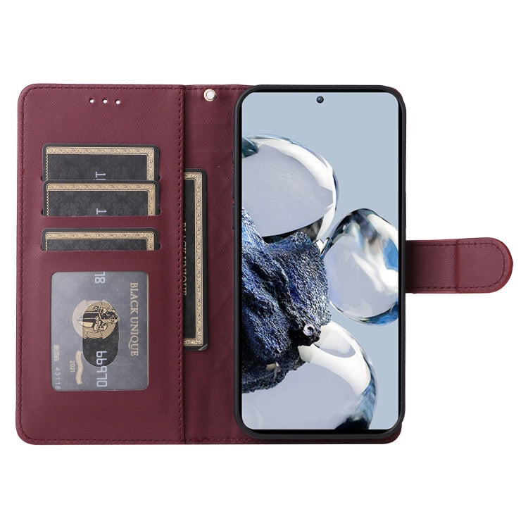 For Xiaomi 12T / 12T Pro Diamond Lattice Leather Flip Phone Case