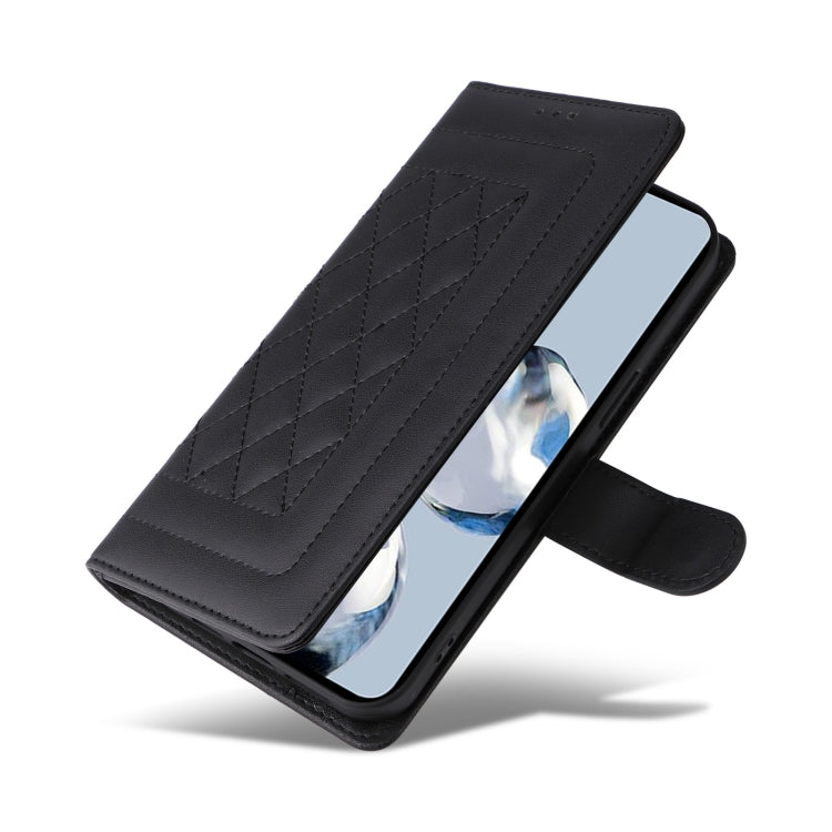 For Xiaomi 12T / 12T Pro Diamond Lattice Leather Flip Phone Case