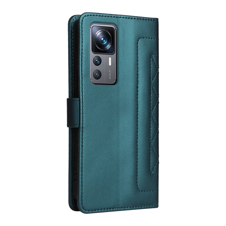 For Xiaomi 12T / 12T Pro Diamond Lattice Leather Flip Phone Case
