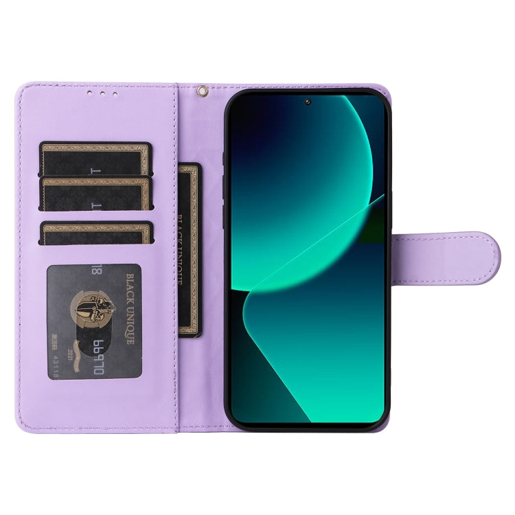 For Xiaomi 13T / 13T Pro Diamond Lattice Leather Flip Phone Case