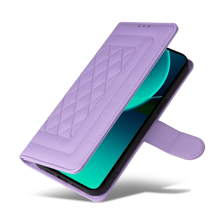 For Xiaomi 13T / 13T Pro Diamond Lattice Leather Flip Phone Case