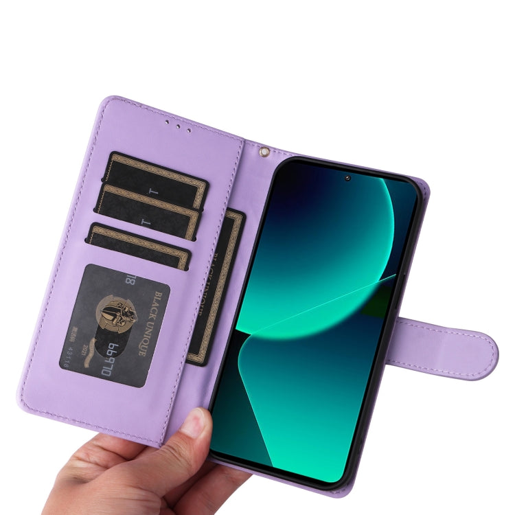 For Xiaomi 13T / 13T Pro Diamond Lattice Leather Flip Phone Case