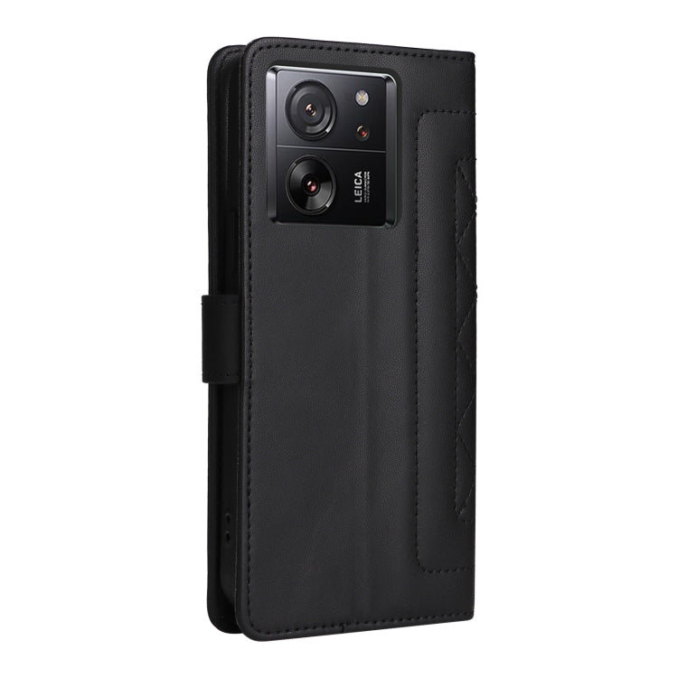 For Xiaomi 13T / 13T Pro Diamond Lattice Leather Flip Phone Case
