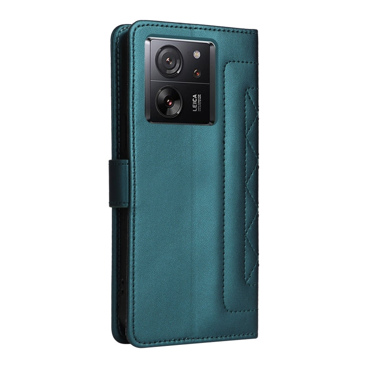 For Xiaomi 13T / 13T Pro Diamond Lattice Leather Flip Phone Case