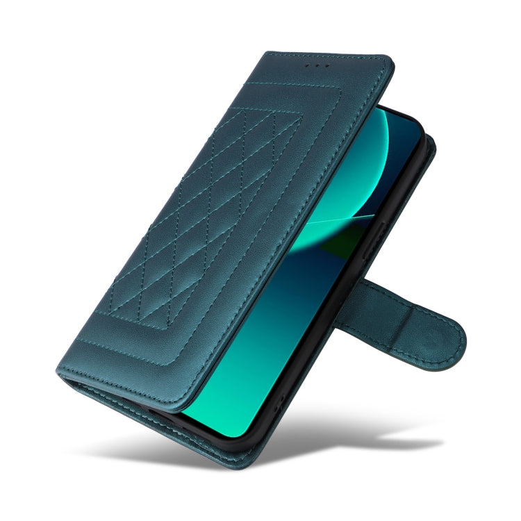 For Xiaomi 13T / 13T Pro Diamond Lattice Leather Flip Phone Case