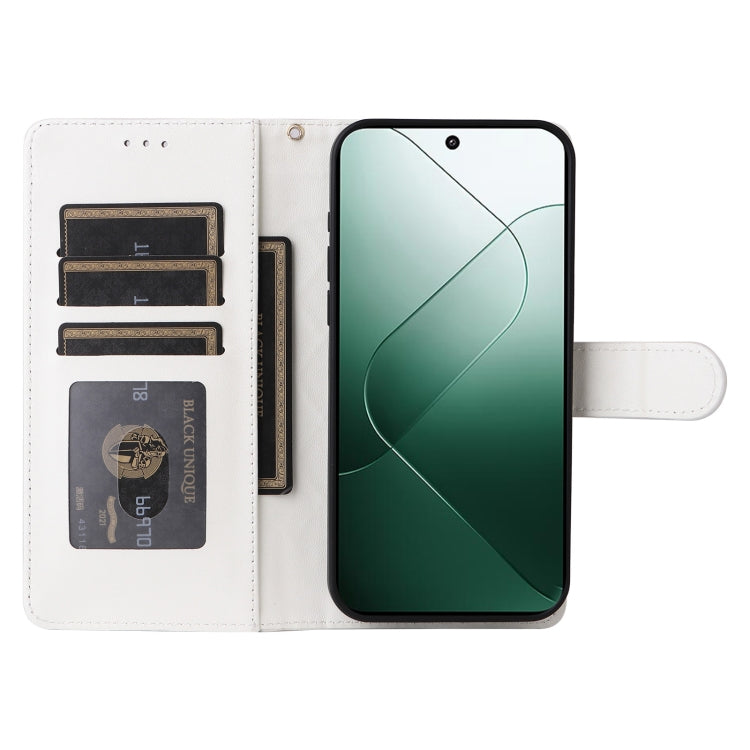 For Xiaomi 14 5G Diamond Lattice Leather Flip Phone Case