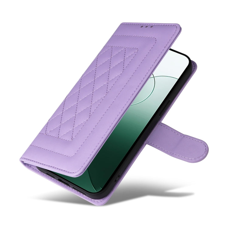 For Xiaomi 14 5G Diamond Lattice Leather Flip Phone Case