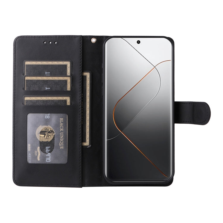 For Xiaomi 14 Pro 5G Diamond Lattice Leather Flip Phone Case