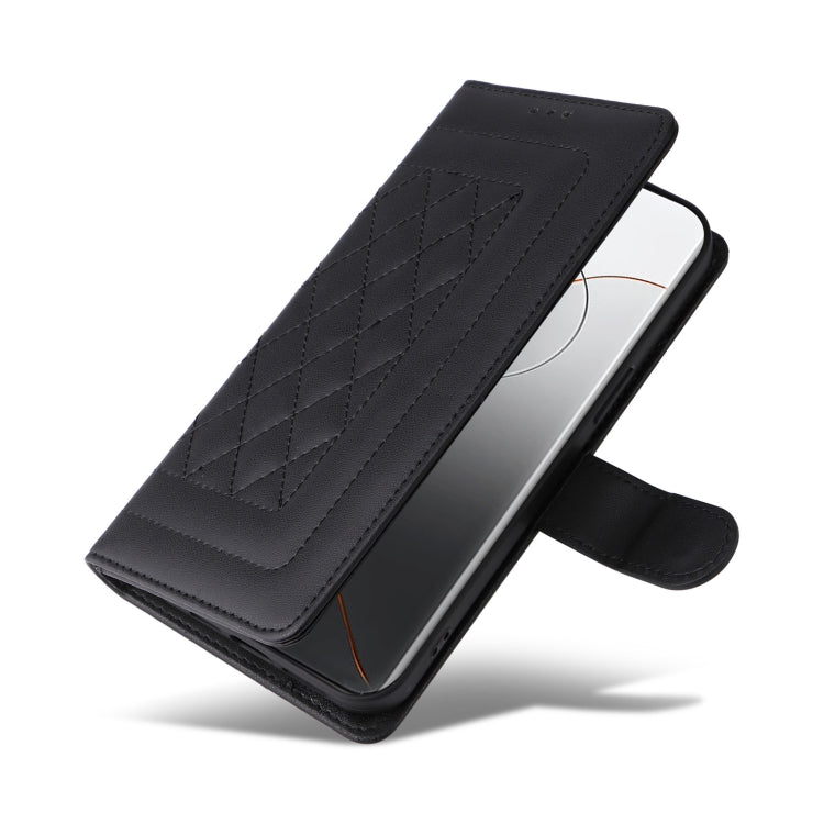 For Xiaomi 14 Pro 5G Diamond Lattice Leather Flip Phone Case