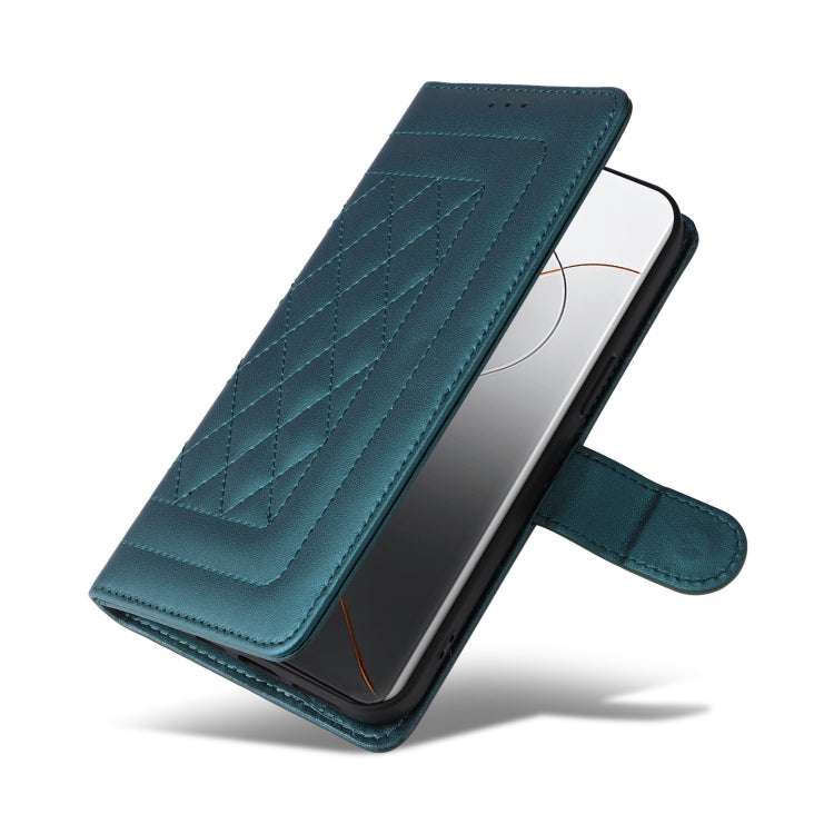 For Xiaomi 14 Pro 5G Diamond Lattice Leather Flip Phone Case