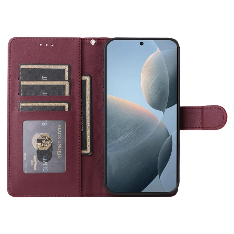 For Xiaomi Poco X6 Pro 5G Diamond Lattice Leather Flip Phone Case