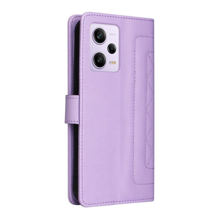 For Xiaomi Poco X5 Pro Diamond Lattice Leather Flip Phone Case