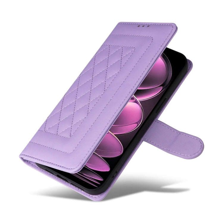 For Xiaomi Poco X5 Pro Diamond Lattice Leather Flip Phone Case