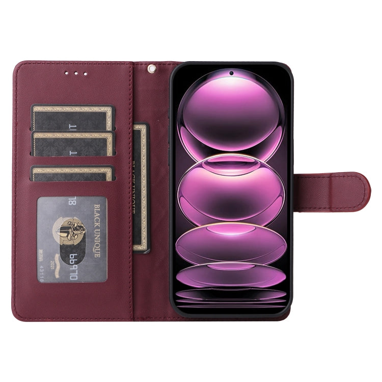 For Xiaomi Poco X5 Pro Diamond Lattice Leather Flip Phone Case