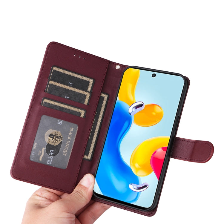 For Xiaomi Poco M4 Pro 5G Diamond Lattice Leather Flip Phone Case