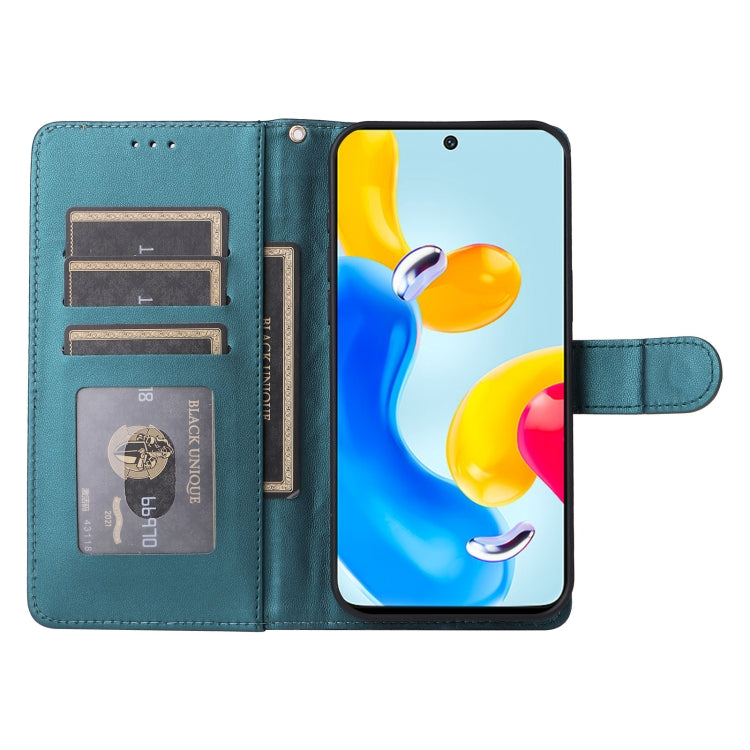 For Xiaomi Poco M4 Pro 5G Diamond Lattice Leather Flip Phone Case