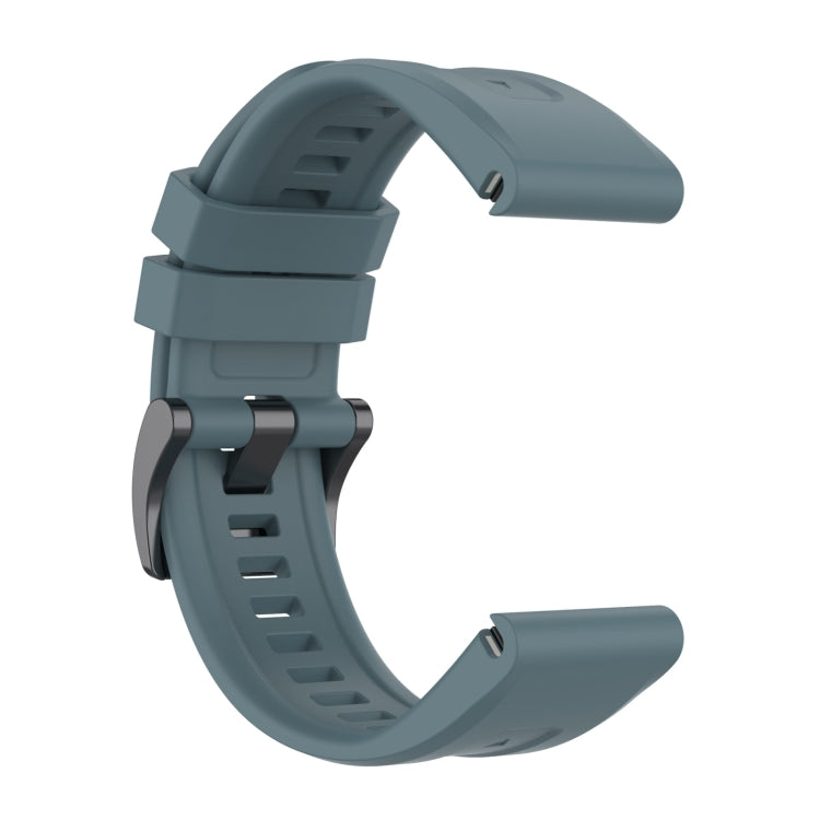 For Garmin Fenix 7X 22mm Quick Release Silicone Watch Band