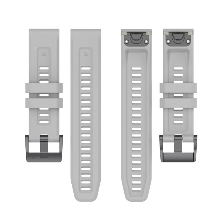 For Garmin Fenix 7X 22mm Quick Release Silicone Watch Band