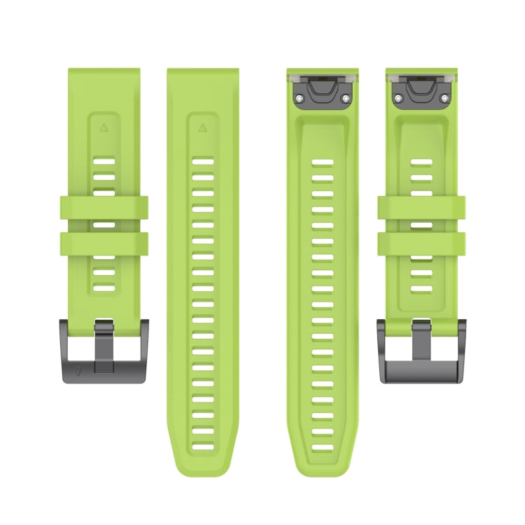 For Garmin Fenix 7X 22mm Quick Release Silicone Watch Band