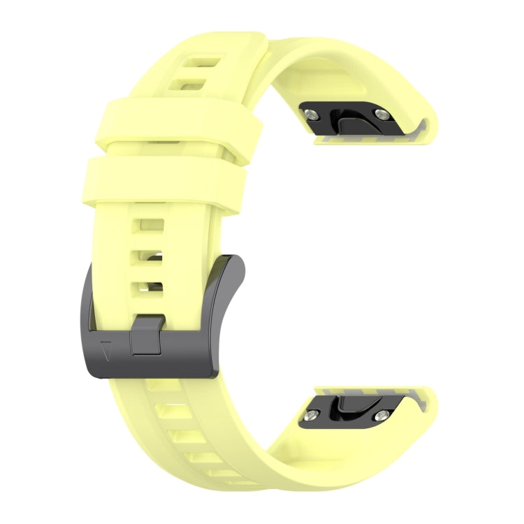 For Garmin Fenix 5 22mm Quick Release Silicone Watch Band