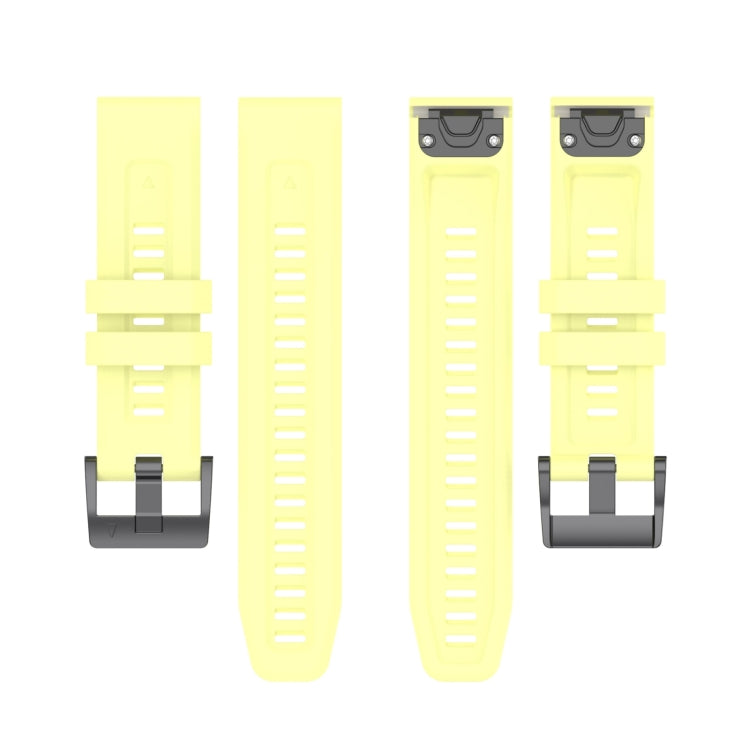 For Garmin Fenix 5 22mm Quick Release Silicone Watch Band