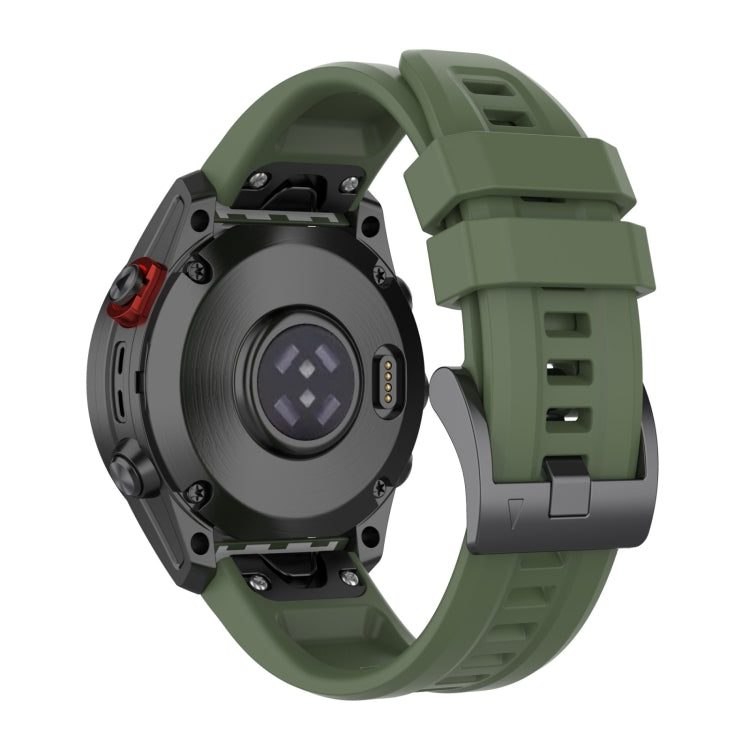 For Garmin Fenix 5 22mm Quick Release Silicone Watch Band