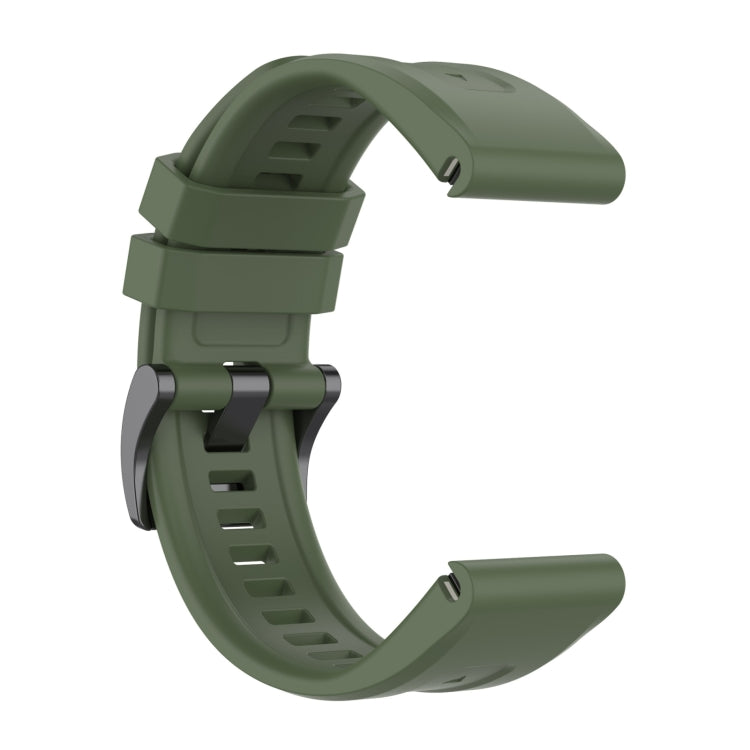 For Garmin Fenix 5 22mm Quick Release Silicone Watch Band