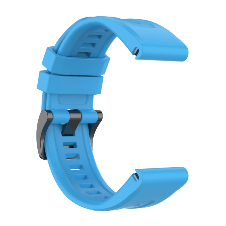 For Garmin Fenix 5X 22mm Quick Release Silicone Watch Band