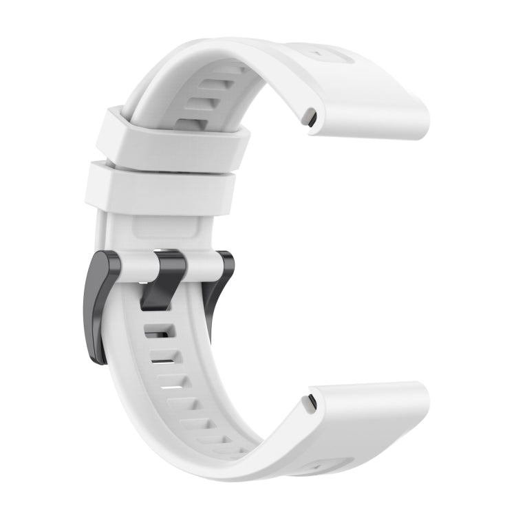 For Garmin Fenix 7 26mm Quick Release Silicone Watch Band