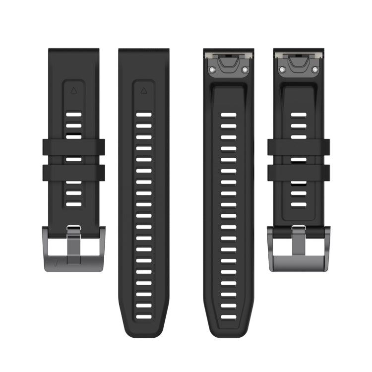 For Garmin Fenix 5X 26mm Quick Release Silicone Watch Band