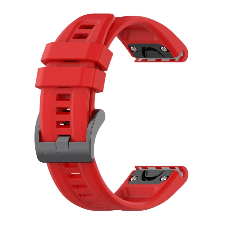 For Garmin Fenix 5X 26mm Quick Release Silicone Watch Band