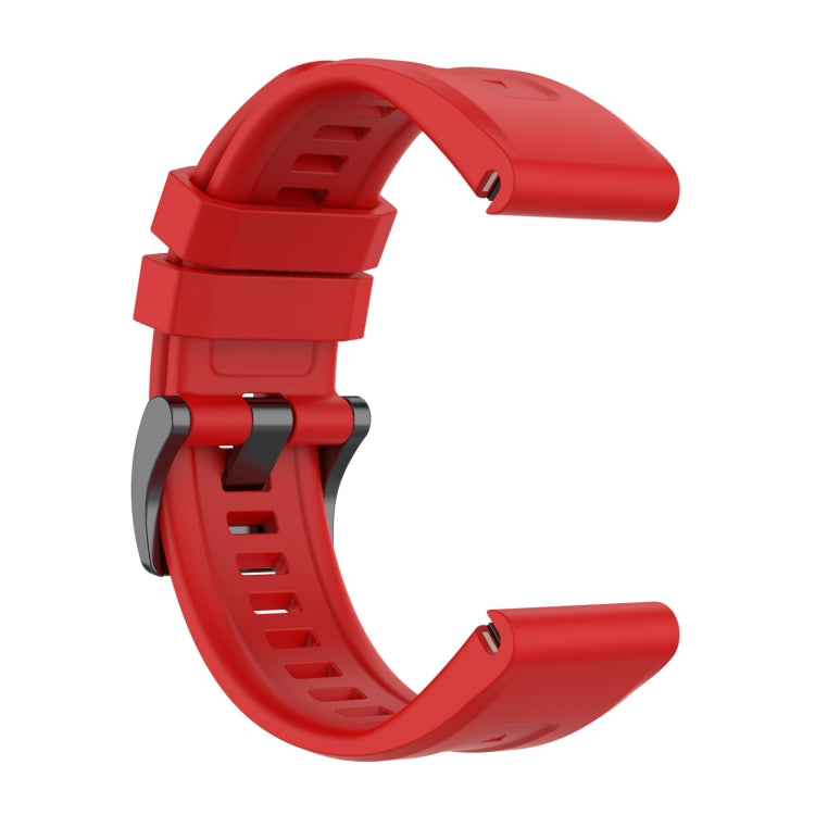 For Garmin Fenix 5X 26mm Quick Release Silicone Watch Band