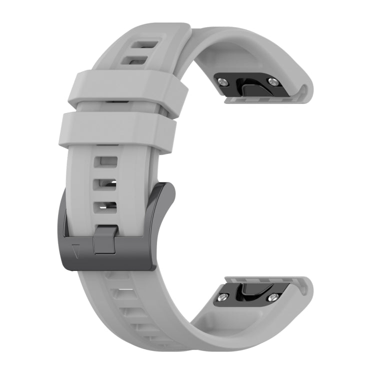 For Garmin Fenix 5 26mm Quick Release Silicone Watch Band