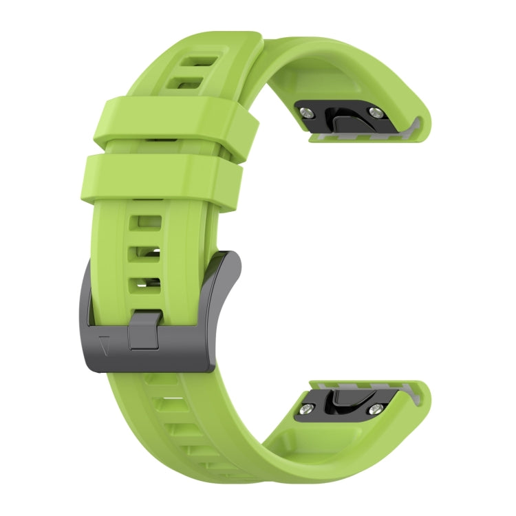 For Garmin Fenix 5 26mm Quick Release Silicone Watch Band
