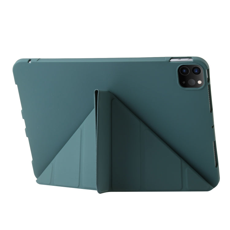 For iPad Pro 11 2025 / 2024 TPU Deformation Flip Leather Tablet Case with Holder