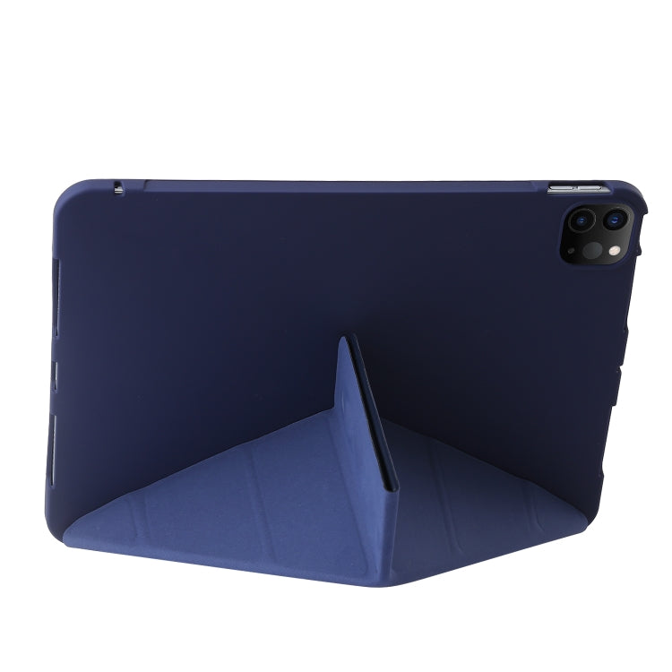 For iPad Pro 11 2025 / 2024 TPU Deformation Flip Leather Tablet Case with Holder