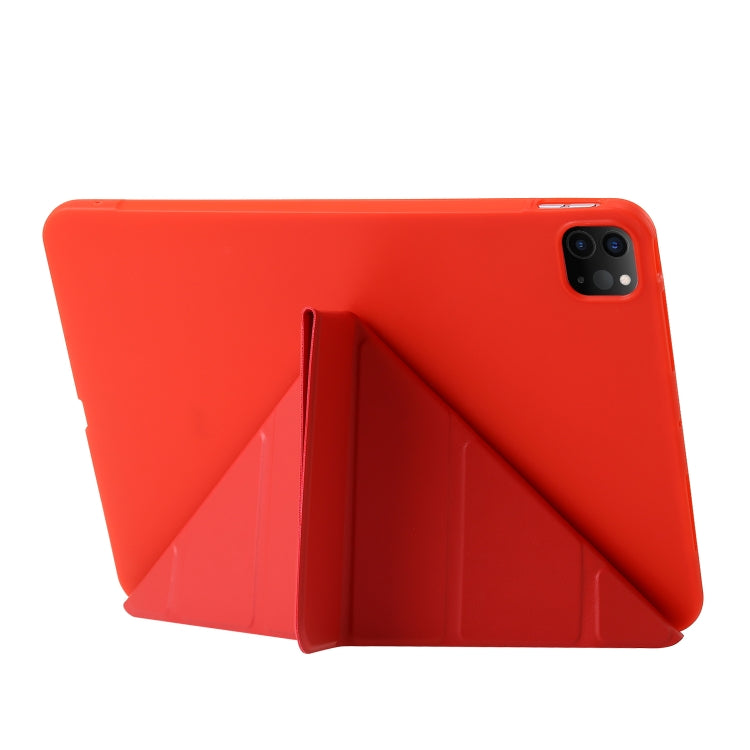 For iPad Pro 11 2025 / 2024 TPU Deformation Flip Leather Tablet Case with Holder