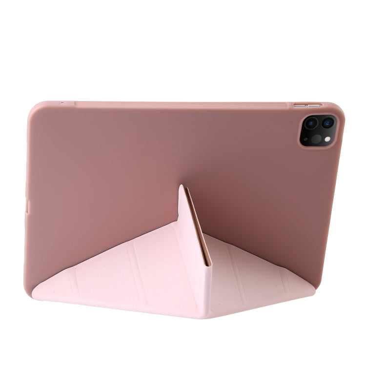 For iPad Pro 11 2025 / 2024 TPU Deformation Flip Leather Tablet Case with Holder