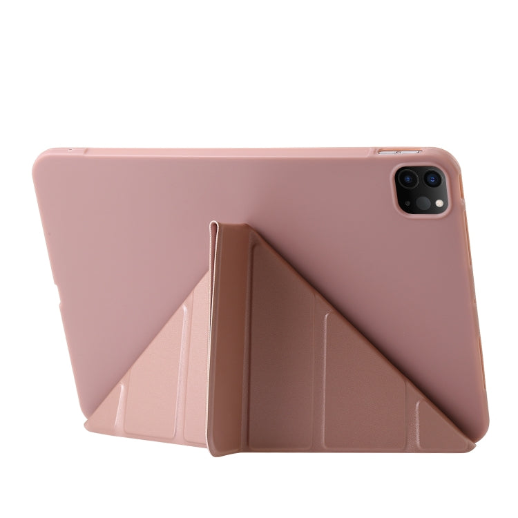 For iPad Pro 11 2025 / 2024 TPU Deformation Flip Leather Tablet Case with Holder