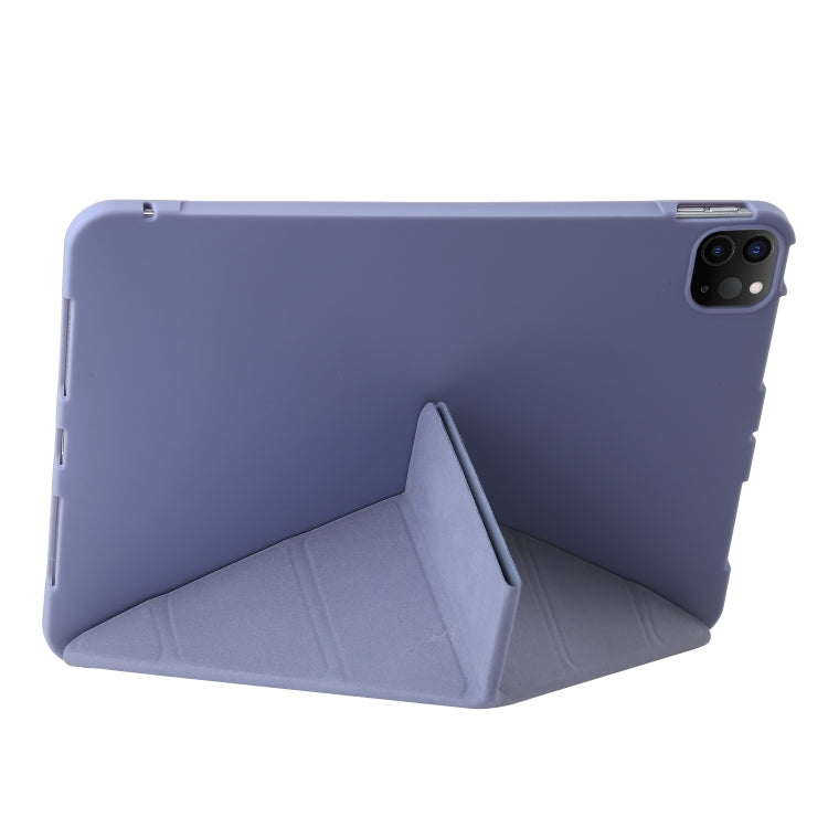 For iPad Pro 11 2025 / 2024 TPU Deformation Flip Leather Tablet Case with Holder