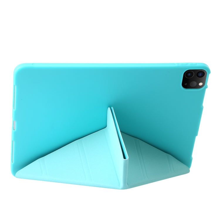 For iPad Pro 11 2025 / 2024 TPU Deformation Flip Leather Tablet Case with Holder