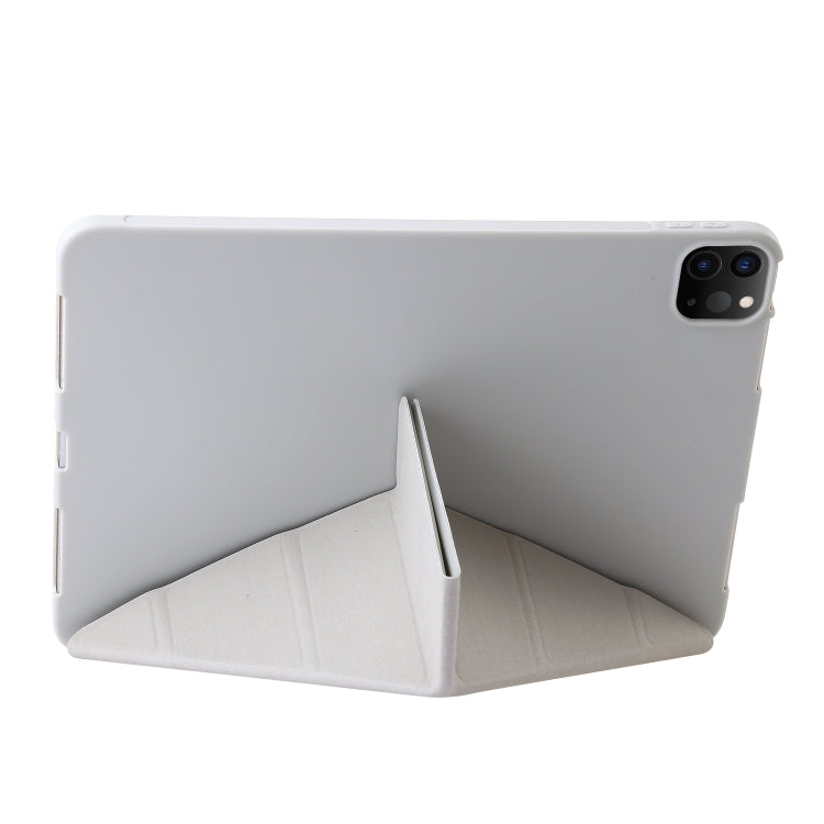 For iPad Pro 11 2025 / 2024 TPU Deformation Flip Leather Tablet Case with Holder