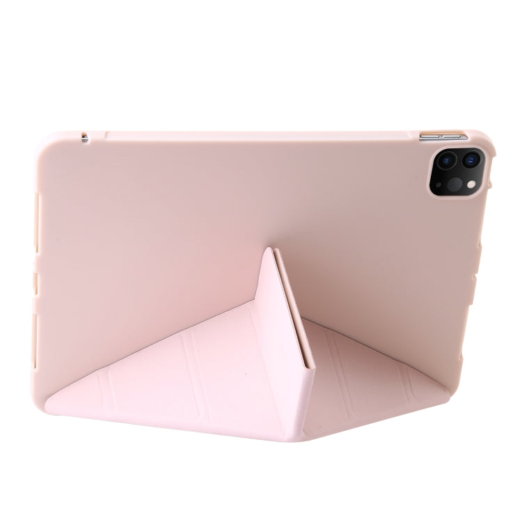 For iPad Pro 11 2025 / 2024 TPU Deformation Flip Leather Tablet Case with Holder