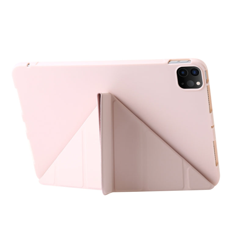 For iPad Pro 11 2025 / 2024 TPU Deformation Flip Leather Tablet Case with Holder