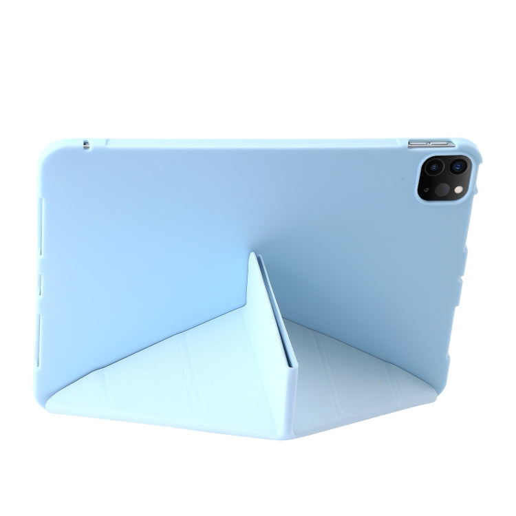 For iPad Pro 11 2025 / 2024 TPU Deformation Flip Leather Tablet Case with Holder