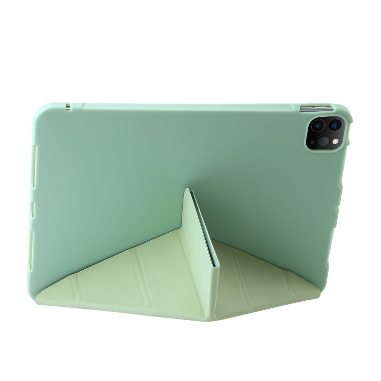 For iPad Pro 11 2025 / 2024 TPU Deformation Flip Leather Tablet Case with Holder