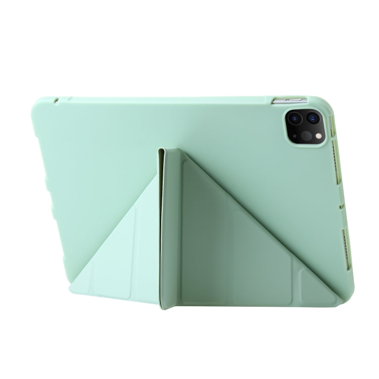 For iPad Pro 11 2025 / 2024 TPU Deformation Flip Leather Tablet Case with Holder