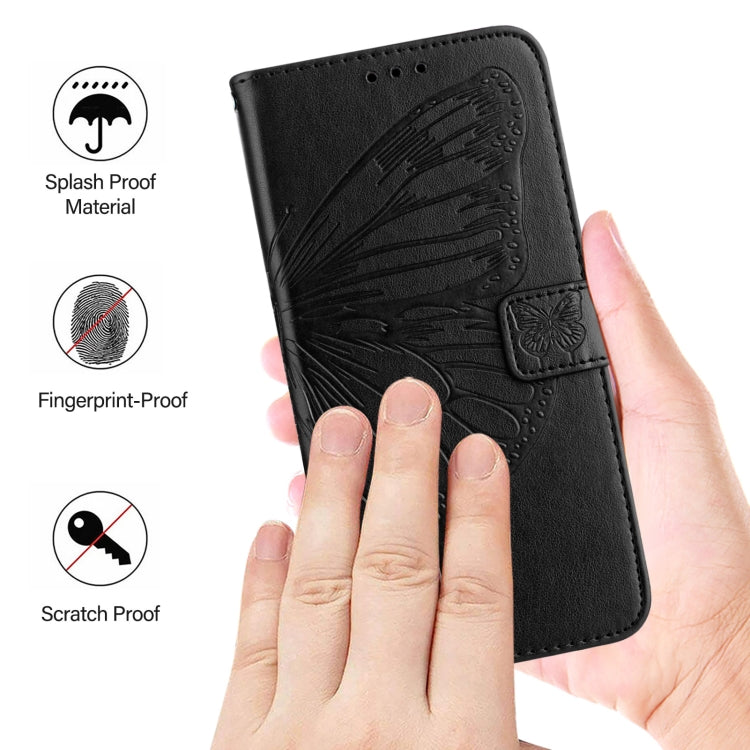 For Nothing Phone 2a Embossed Butterfly Leather Phone Case